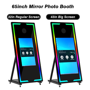 Cabina de Fotos con Espejo Mágico con IA Personalizada, Compatible con Cámara, Pantalla Táctil, Espejo para Selfies con Bandeja para Impresora - Product Image 5