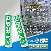 Mastic silicone acétique transparent 300 ml pour installation/réparation d'aquariums, colle silicone acétique pour verre, étanche