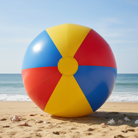 Ballon de plage gonflable en PVC personnalisé par le fabricant, équipement de jeu extérieur pour team building, HUAAO HA-stq, imprimé par transfert thermique, unisexe