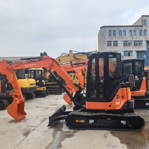 Modèle 2023, Bonnes Performances, À Vendre : Excavatrice Hitachi ZX50u 5 Tonnes CE EPA d'Occasion, Moteur, Boîte de Vitesses, Pompe, Roulement, Faible Nombre d'Heures de Fonctionnement - Product Image 3