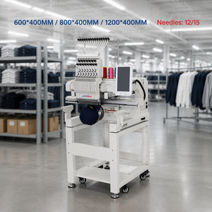 Máquina de Bordar de Una Cabeza REVHON con 12/15 Agujas y Área de 600 x 400 mm para Prendas Personalizadas - Product Image 1