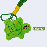 Nouveau porte-clés en peluche mignon, série Océan, pendentif doux pour sac, téléphone et sac à dos, accessoire de charme