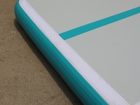 Tapis de gymnastique gonflable en PVC portable, antidérapant, écologique, personnalisable, imperméable pour la remise en forme, le yoga et la salle de sport