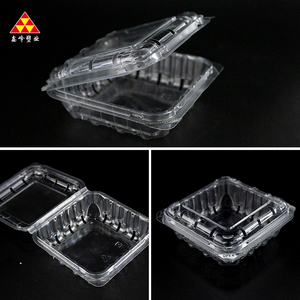 Couvercles Emballage alimentaire transparent 10 pouces Plateau à emporter Blister de viande transparent Plateau en plastique pour animaux de compagnie - Product Image 3