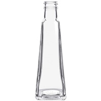 Botella de vidrio piramidal de 7oz, rosca de 28mm