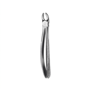 Pinzas molares superiores derechas Fig. 17, mango estriado plateado, instrumento quirúrgico dental manual, Clase II, certificado CE, 30 posiciones de mandíbula - Product Image 1