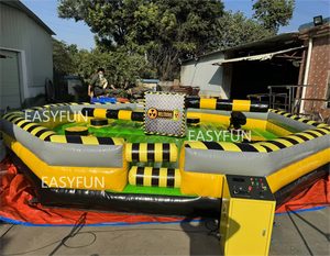 EASYFUN - Parcours d'obstacles gonflable Meltdown personnalisé à prix abordable pour la <span class=keywords><strong>location</strong></span> - Jeu de carnaval extérieur - Product Image 1