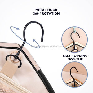 กระเป๋าเครื่องสำอางแบบมีซิปหลายชั้น ขนาดใหญ่ กันน้ำ แฟชั่นใหม่ ยูนิเซ็กซ์ เป็นมิตรกับสิ่งแวดล้อม - Product Image 4