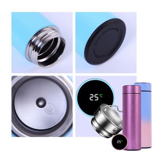 Termo de Doble Pared con Pantalla LED de Temperatura, Botella de Agua Inteligente de Acero Inoxidable - Product Image 2