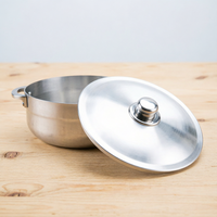 Ensemble de casseroles classiques en aluminium de haute qualité, 12 pièces, prix abordable, faitout en aluminium moulé sous pression, grande poêle à frire en aluminium forgé, ensemble de casseroles à soupe