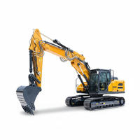 Excavatrice sur chenilles de 26 tonnes, 1,2 m, équipée d'un moteur, d'une pompe et d'une boîte de vitesses, pour travaux de terrassement, série E, pour chantier de construction