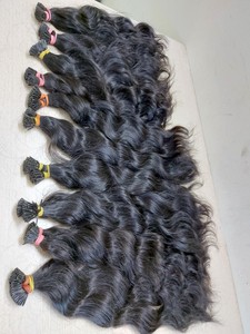 ผมต่อแบบปลายแบน คุณภาพสูง 100% ผมแท้ ไม่ผ่านกระบวนการใดๆ  ปลายหนา  แบบ Double Drawn  จัดเรียงเกล็ดผม  ขายส่ง - Product Image 6