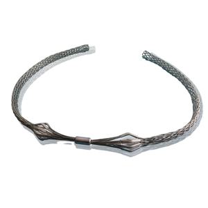 Chaussette flexible de câble de maille d'oeil de poignée de fil de câble d'acier inoxydable - Product Image 6