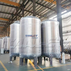 خزانات تخزين أفقية من الفولاذ المقاوم للصدأ للسوائل والمواد الكيميائية والماء والبيرة والحليب بسعة 2000 لتر و3000 لتر وأحجام مخصصة - Product Image 6