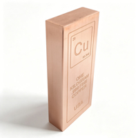 Barre de cuivre pur à 99,9 % de 1 kg, sur mesure en usine, pour la vente en gros