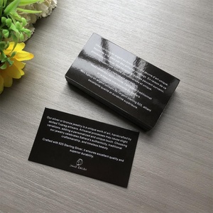 カスタム高級銀箔ロゴ光沢仕上げ本物カード証明書 - Product Image 5