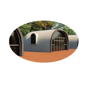 Japan Low Price Glass Igloo Prefab Tent Geodesic Glamping Polystyrene Eps Foam Prefabricated Dome House for Sale