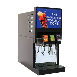 Comercial 3 Cabeças Pepsi Refrigerador Soda Bebida Dispenser Soft Drink Dispenser