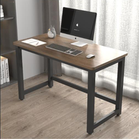 Bureau de travail modulaire en bois moderne de haute qualité en gros, poste de travail informatique, table d'étude, mobilier de bureau à domicile, directement de l'usine