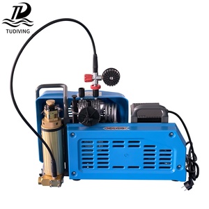 TUDIVING Hochdruck-Kompressor mit Stabiler Leistung, 150LPM, Drei Zylinder, <span class=keywords><strong>Auto</strong></span>-Stopp, <span class=keywords><strong>PCP</strong></span> 4500psi Tauchkompressor für Lufttanks - Product Image 1