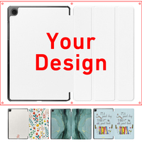 Kustom casing Tablet PU untuk Samsung untuk Galaxy Tab A11 Plus A9 + S11 S10 lite S10 FE S9 S8 S6 Lite berdiri lipat dengan jelas belakang