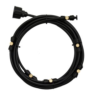 Système <span class=keywords><strong>de</strong></span> refroidissement par brumisation à basse <span class=keywords><strong>pression</strong></span> pour salle <span class=keywords><strong>de</strong></span> culture <span class=keywords><strong>de</strong></span> champignons, kit <span class=keywords><strong>de</strong></span> pulvérisation avec tuyau <span class=keywords><strong>de</strong></span> 18 m et 26 raccords en T - Product Image 2