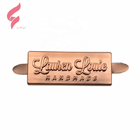 Etiquetas de Nombre con Logotipo Vintage de Aleación de Zinc de Lujo Personalizadas de Alta Calidad para Bolsos/Bolsas de Ropa, Certificadas por SGS