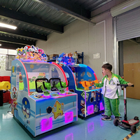 Machine de jeu d'arcade de tir à l'eau à pièces d'euros/à jeu gratuit, simulateur de terrain de jeu pour enfants, machine de jeu d'arcade, prix