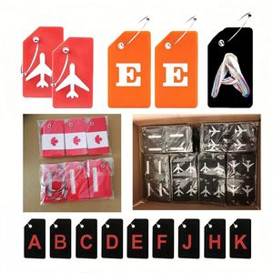 Customgift Custom Personalized Sublimation Soft Pvc Luggage <b>Tag</b> Blank Rubber Silicone Letter Luggage <b>Name</b> <b>Tags</b> - Product Image 2