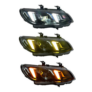 Fari LED Auto Modificati Stile Occhio di Serpente per <span class=keywords><strong>BMW</strong></span> M3 Serie 3 E92 <span class=keywords><strong>E93</strong></span> LCI 10-13, Parte Auto Lampada Anteriore con DRL Bicolore - Product Image 1