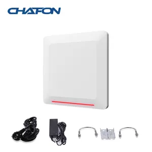 CHAFON sistem kontrol akses parkir uhf rfid, pengontrol bawaan pembaca mandiri TCP/IP UHF jarak jauh 10m RS232 WG Relay TCP/IP uhf