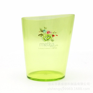 <strong>Metka</strong> Square Plastic Cup With Flower Pattern For Drinking Water And Gifts - Product Image 3