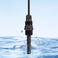 Sonde de capteur EC liquide RIKA RK500-13 à haute précision avec sortie 4-20mA RS485, électrode en alliage de titane, certifiée CE, pour l'huile et le gaz
