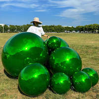 Ballon géant brillant gonflable, boule miroir, grande sphère pour la décoration de Noël, de mariages, de fêtes et d'expositions d'art