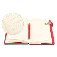 Carnet de notes A5 de luxe promotionnel pour affaires, agenda vierge, cadeaux, stylo en métal fait main, coffret cadeau, souvenir personnalisé