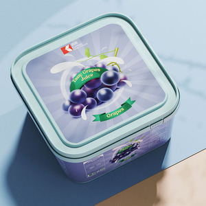 Etiqueta Iml de plástico para comida, caja de comida de congelación con cierre de seguridad, ecológica, personalizada, 170mm, 2L, China - Product Image 1