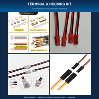 Kabel Harness Tembaga Inti 2.0mm Custom Jst Xh Zh Vh Ip66 Pitch 5pin 6pin 20pin Adaptor Betina Perakitan Kabel Jst Elektronik