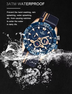 Montres pour hommes Drioshipping, marque de luxe haut de gamme, montre de sport en cuir, montre à quartz numérique pour homme, horloge LCD à double affichage, montre-bracelet - Product Image 2