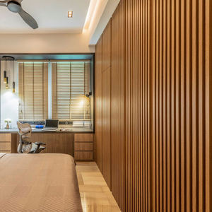 Dekoratives WPC-Wandpaneel für den Innenbereich, wasserdichte PVC-Dekoration, TV-Hintergrund, moderne wasserdichte Haushaltstapete von Xiangying - Product Image 3