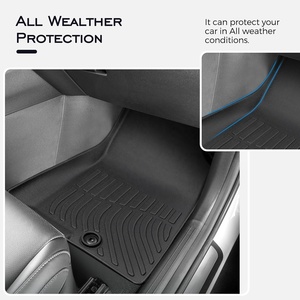 Alfombrillas de coche de TPE de alta calidad, duraderas, antideslizantes, para todo tipo de clima, delanteras y traseras, accesorios interiores para automóvil. - Product Image 5