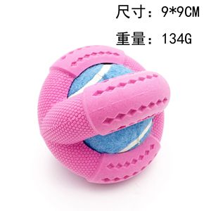 Juguete interactivo para perros Molar de goma TPR Tennis <span class=keywords><strong>EVA</strong></span> con función chirriante para gatos, uso diario, suministro para mascotas - Product Image 6