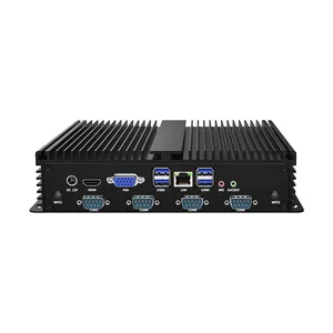 전자 맞춤형 G26 팬리스 미니 PC Pfsense 시스템 i3 i5 i7 저전압 CPU 에너지 절약 컴퓨터 RS485 4 COM 포트 IPC