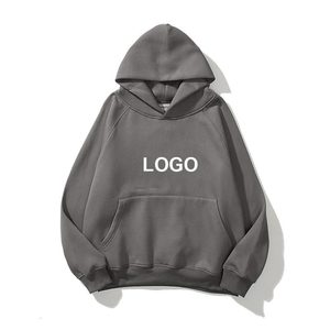 Áo Hoodie Nam Nữ Thêu Logo Tùy Chỉnh Hoodys Cotton Mùa Đông Nhãn Hiệu Riêng Không Dây Áo Hoodie Trơn Sang Trọng Ngoại Cỡ - Product Image 2