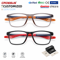 Gafas de Lectura Unisex Clásicas de Alta Calidad al por Mayor, Gafas con Filtro de Luz Azul, Montura Cuadrada, Gafas de Lectura Económicas para Hombre y Mujer
