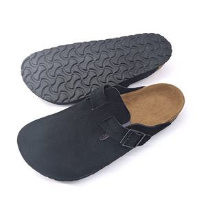 Sandalias de Hombre de Alta Gama, Marca Alemana, Completamente en Cuero, con Suela de Corcho, Aumentan la Altura, para Uso Exterior - Product Image 4