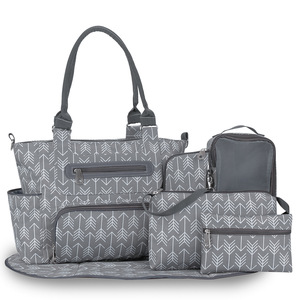 Borsa a Tracolla di Alta Qualità per Mamma e Bambino, Set da 7 Pezzi Organizzatori per Viaggio, Comoda Borsa a Mano per Mamma e Bambino - Product Image 2