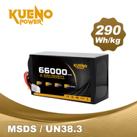 Batterie de drone Kuenopower 290wh/kg 66Ah, grande batterie au graphène, semi-solide, pour une longue distance de vol