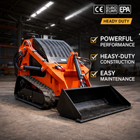 Kubota Diesel Mini-Kompaktlader CE EPA Euro 5 Kompakt-Raupenlader mit Schaufel für Innenbereich, Fabrik- und Lagerarbeiten