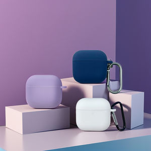 Estuche de carga de auriculares de moda a <span class=keywords><strong>precio</strong></span> de fábrica con gancho, funda protectora de silicona transparente para <span class=keywords><strong>Airpods</strong></span> <span class=keywords><strong>Gen</strong></span> 4th - Product Image 4