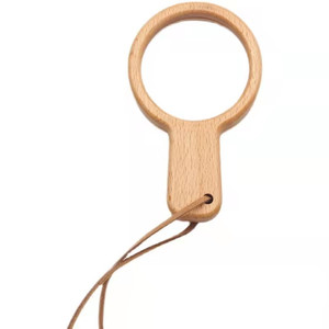 लकड़ी के हाथ में ताल बच्चों खिलौना आवर्धक कांच - Product Image 2